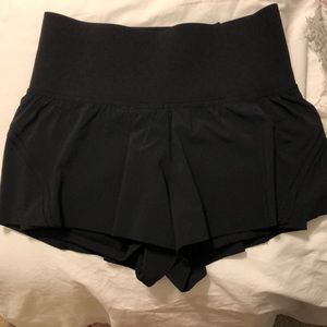 Lululemon high rise black shorts